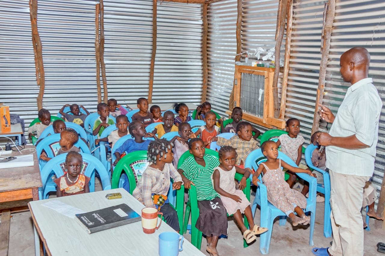 Children engaged in Play & Grow activities